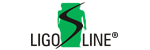 Logo der Firma Ligoline mit schwarzer Schrift und grünem Hintergrund